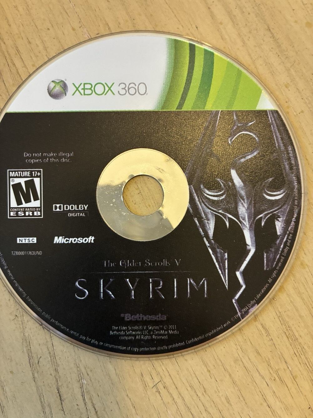 Elder Scrolls Skyrim - Microsoft Xbox 360